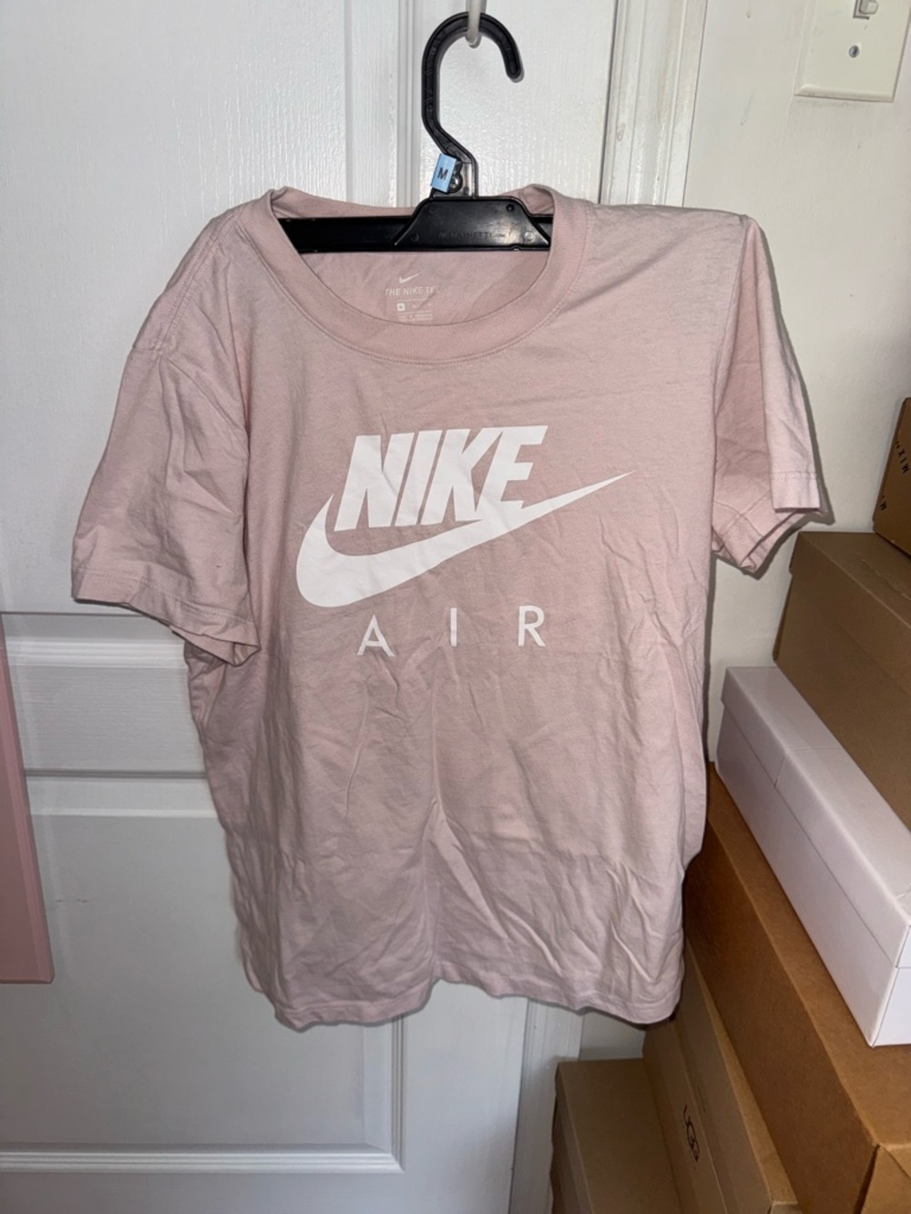 Nike Light Pink The Nike Tee with White Logo
